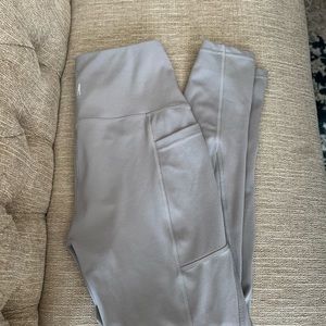 Gray leggings